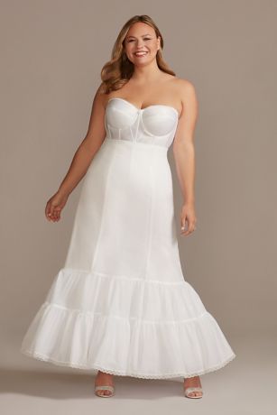 david's bridal fit and flare