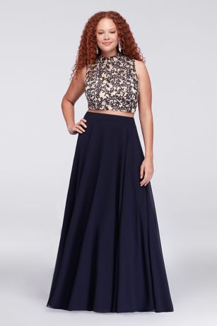 chiffon skirt and top