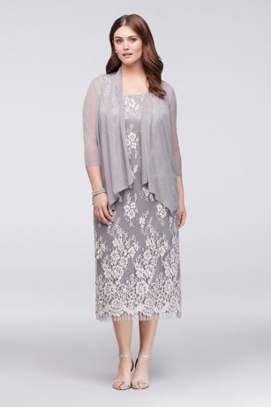 lace midi dress plus size