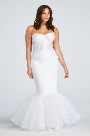 plus size bridal slip