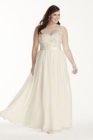 david's bridal wedding dresses plus sizes