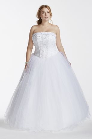 david's bridal plus size prom