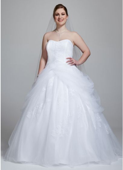 Long Ballgown Romantic Wedding Dress - David's Bridal Collection