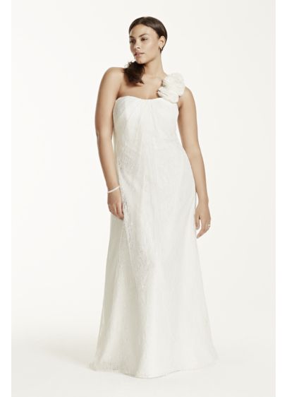 Long Sheath Formal Wedding Dress - David's Bridal Collection