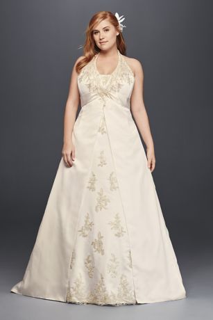 david bridal dresses plus size