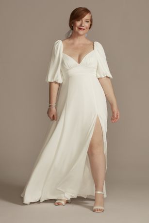 bubble georgette dress