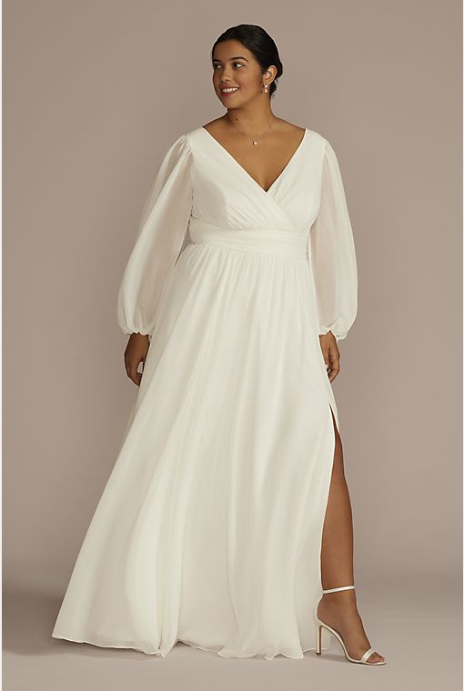 Plus Size Wedding Dresses in Women's Size to 30W | David's Bridal