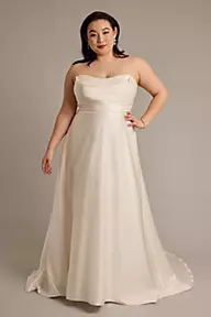 Davids Bridal Plus Size Wedding Dresses