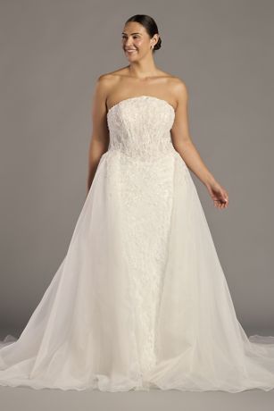 Picture of Beaded Lace Basque Waist Mermaid Wedding Dress