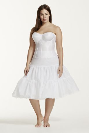 tea length bridal slip