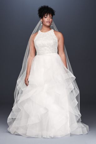 plus size dresses at david's bridal