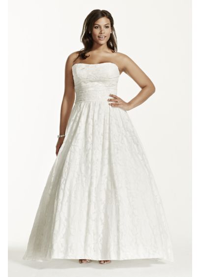 Lace Plus Size Wedding Dress With Pocket Detail David S Bridal