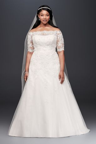 plus size bridal gowns with sleeves