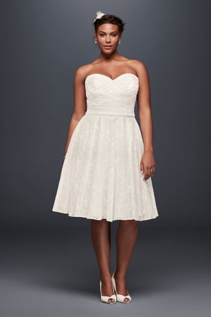 plus size short wedding dresses