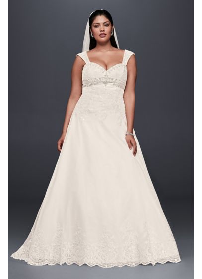 Plus Size Wedding Dress with Removable Straps | David's Bridal