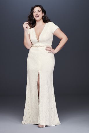 plus size cap sleeve dress