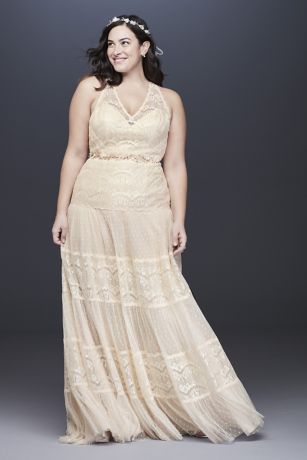 plus size vintage wedding dresses cheap