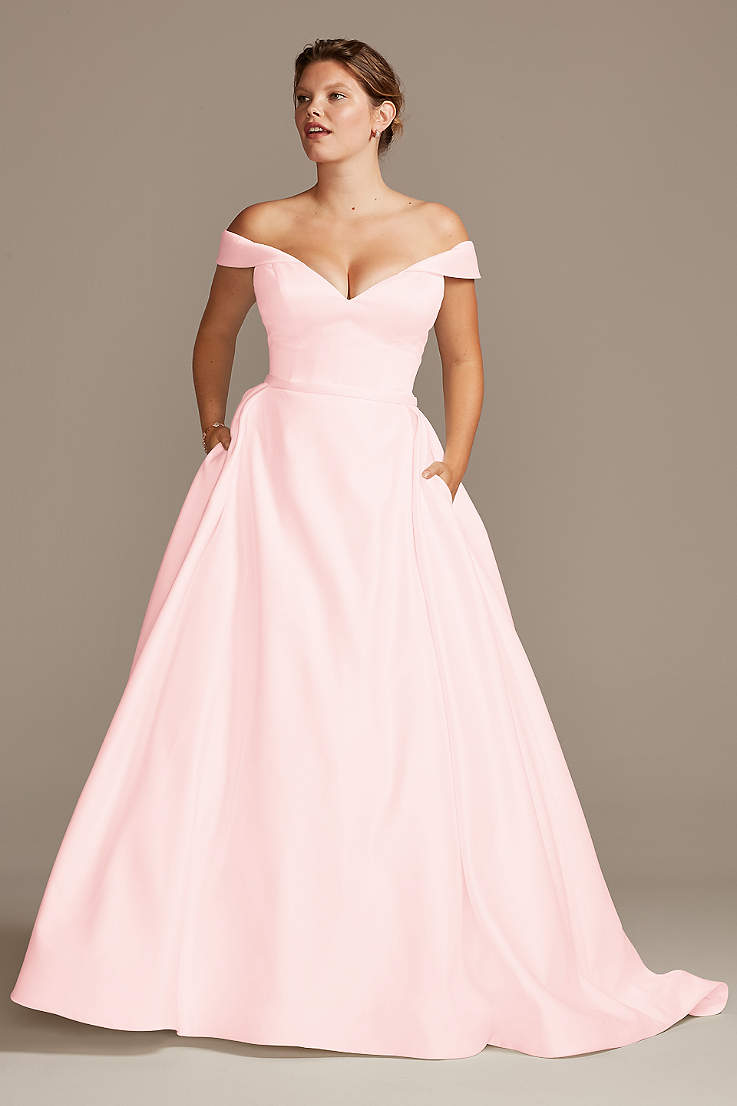 Pink Wedding Dresses ☀ Gowns | David's ...
