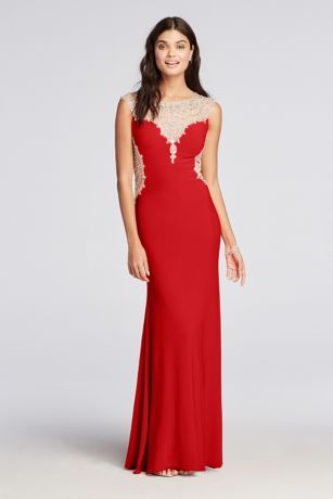 david's bridal long sleeve prom dresses