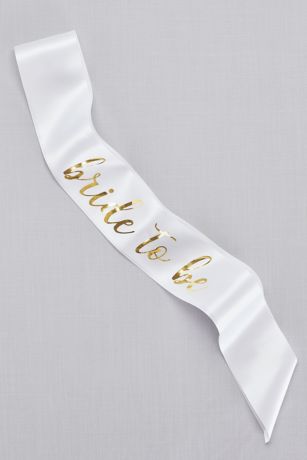 bride to be sash