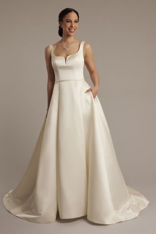 Picture of As is Satin Tank Ball Gown Wedding Dress