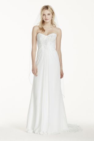 Amazing Chiffon Wedding Dress Strapless in the world Learn more here 