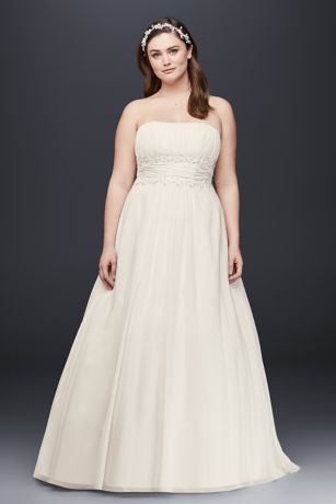 david's bridal empire waist chiffon