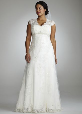 david's bridal lace cap sleeve bridesmaid dress