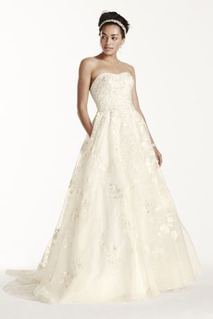 david's bridal tulle ball gown