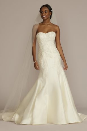 Picture of Strapless Drop and Mikado Wedding Dress
