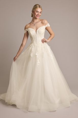 Picture of As Is Lace and Tulle Ball Gown Wedding Dress