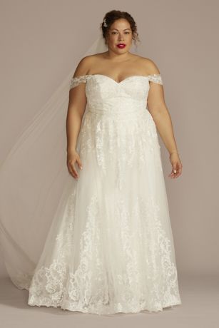 Picture of As Is Lace Wedding Dress with Removable Sleeves