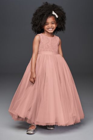 Picture of Heart Cutout Ball Gown Flower Girl Dress
