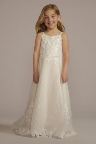 Picture of As Is Embellished A-Line Flower Girl Dress