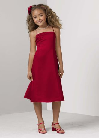 Picture of Satin Dress with Spaghetti Straps