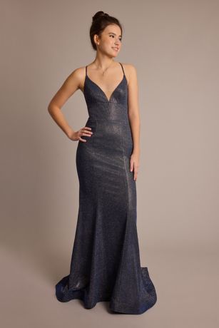 fitted lace wedding dress Strapless Beaded Mermaid Dress CD0214 – Sparkly Gowns