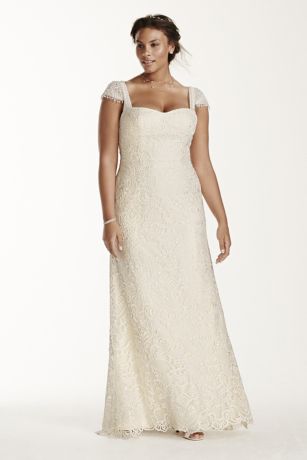 vintage lace plus size wedding dresses