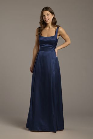 Picture of Charmeuse Tank Neckline A-Line Dress