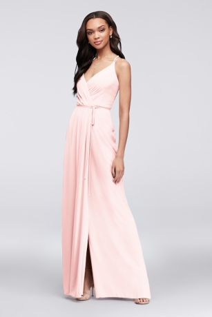 Picture of Double-Strap Georgette Wrap Dress