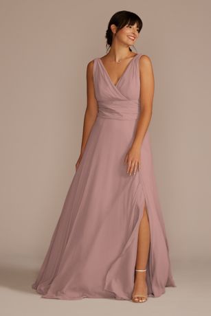 pleated tank stretch crepe bridesmaid dress ZAPAKASA Women Eucalyptus Tiered Pleated Bridesmaid Dress Off The Shoulder  Chiffon Wedding Guest Dress main image 1