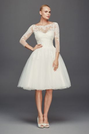 short fall wedding dresses