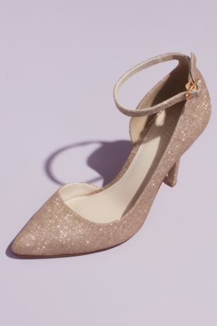 bridesmaid shoes champagne