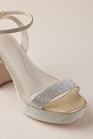 Picture of Glitter High Block Heel Sandals