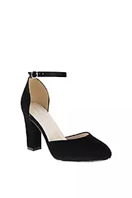 Benjamin Walk D'Orsay Mary Jane Block Heels with Ankle Strap