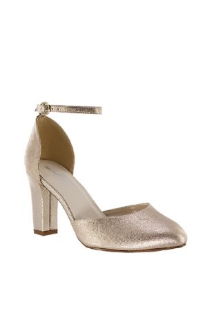 Picture of D'Orsay Mary Jane Block Heels with Ankle Strap