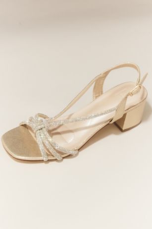 Picture of Crystal Rope Block Heel Sandals