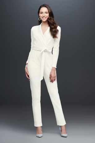 damsel in a dress tuxedo jumpsuit