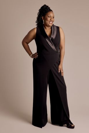 Picture of Sleeveless Tuxedo Jumpsuit