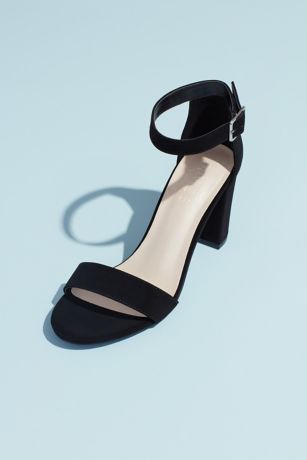 black bridesmaid sandals