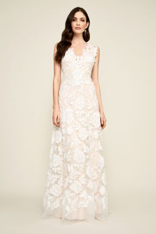 david's bridal a line wedding dress